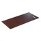 Dacasso Dark Brown Bonded Leather 36" x 17" Desk Mat/Desk Pad - No Core Rollable PR-3649 - alternate 2